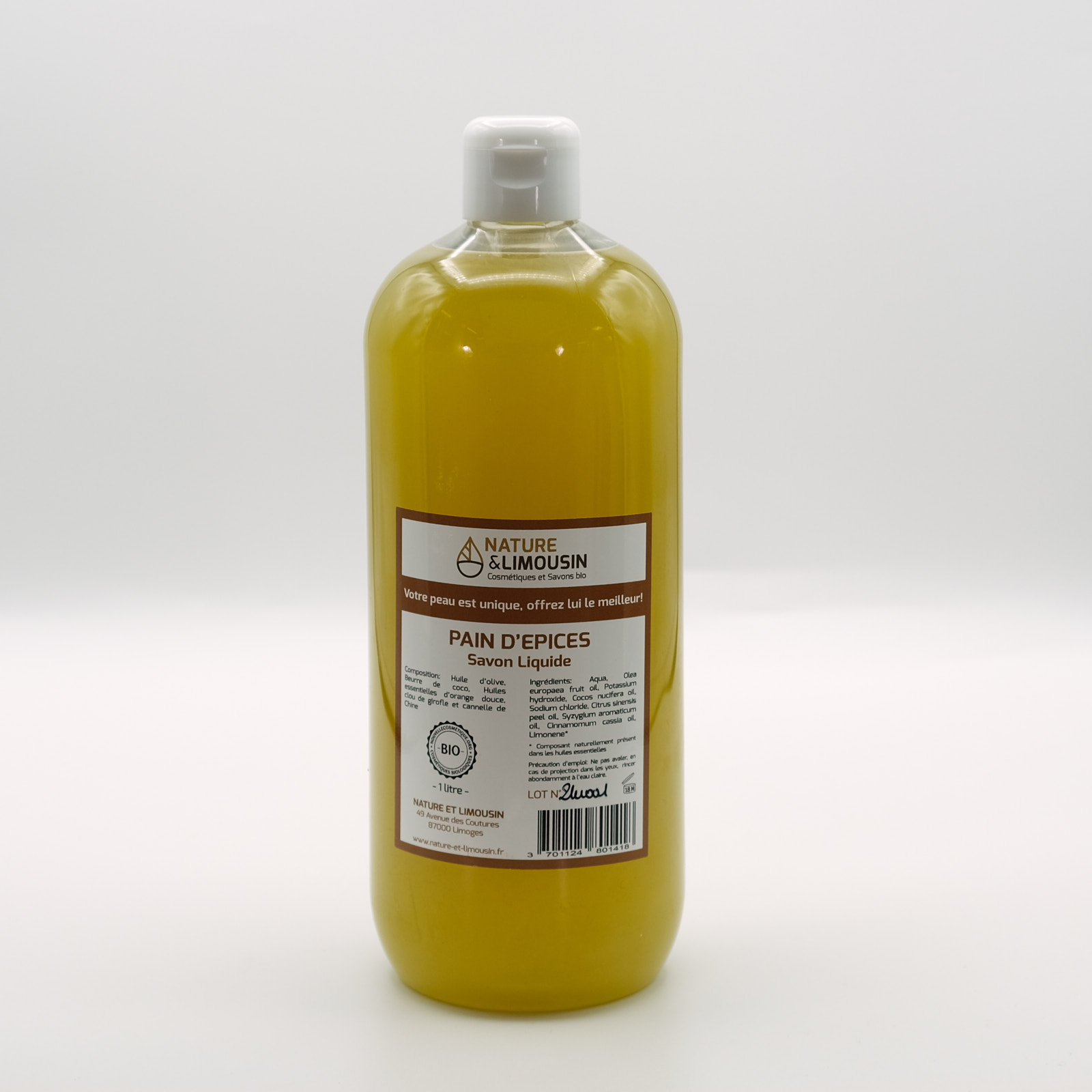 savon liquide pain d'épices