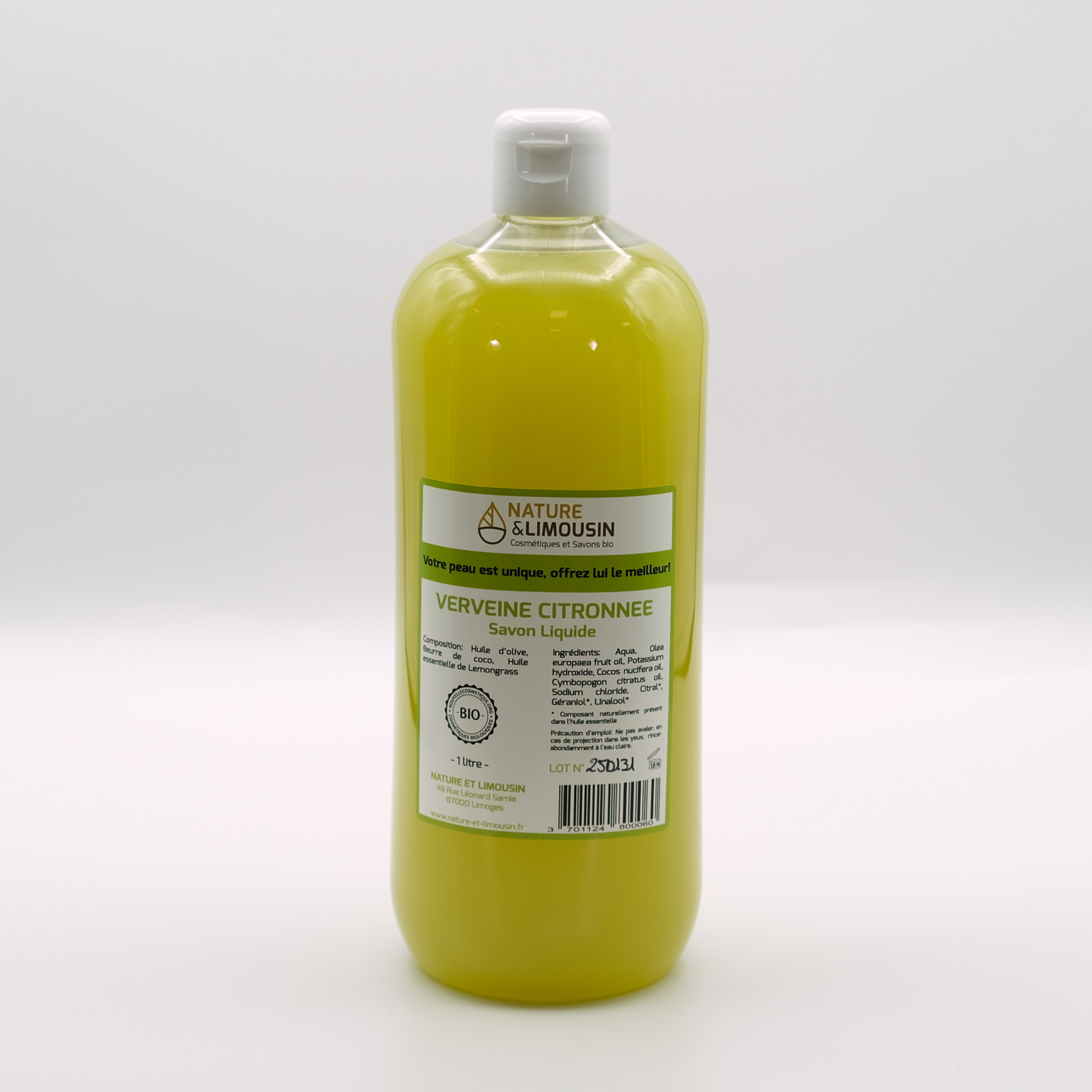 savon liquide verveine citronnée