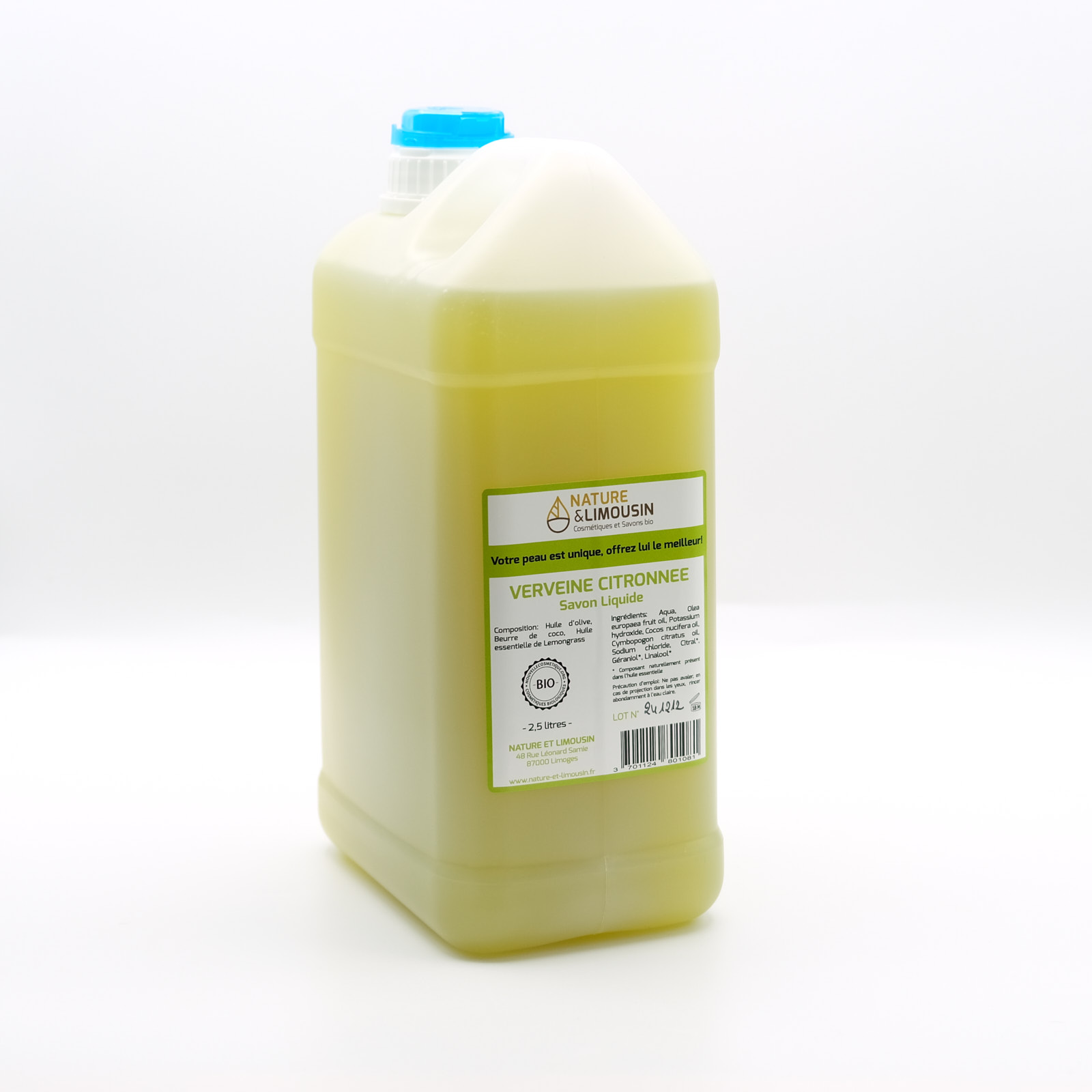 savon liquide verveine citronnée